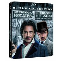 Sherlock Holmes and Sherlock Holmes: Game of Shadows Amazon.de Exclusive Blu-ray Steelbook announced for release in Germany.