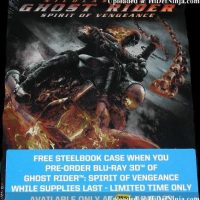 Ghost Rider: Spirit of Vengeance Best Buy Exclusive Blu-ray Steelbook announced for release in the USA